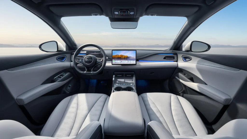 BYD SEAL 6 interior view