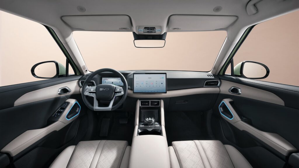 BYD ATTO 2 interior view